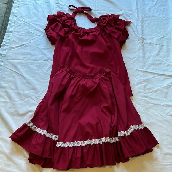 Vintage Swing Skirt Set Partners Please Malco Modes - Picture 7 of 9